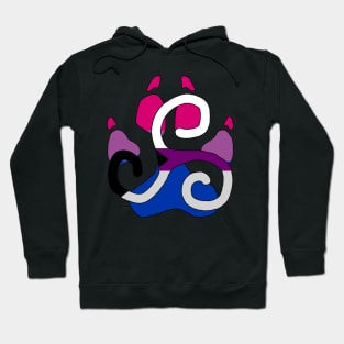 Bisexual/Demisexual Celticwolf Hoodie